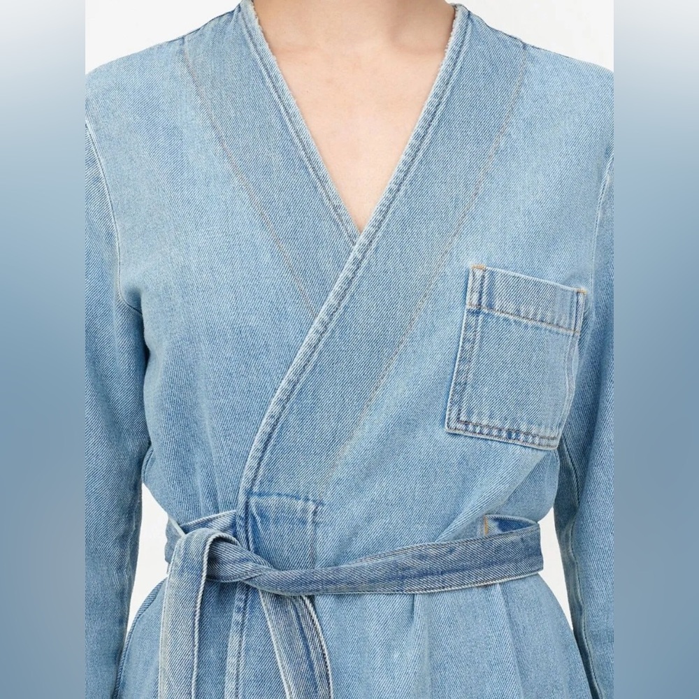Nw/Ot Mm6 Maison Margiela Collarless Trench Coat Size: 36 View 3